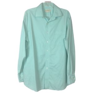 Tommy Bahama green/white stripe long sleeve shirt
